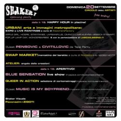 Roma: Shaker!, 20 settembre 2009